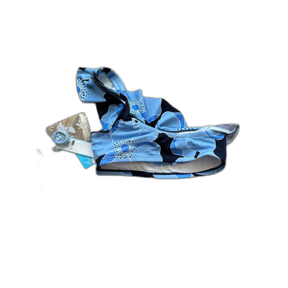 NWT Draper James Make it Poppy One Shoulder Flounce Bikini Top Size Medium - Picture 7 of 8